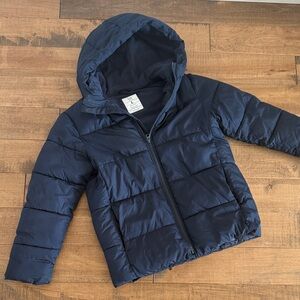 GAP Kids Cold Control Navy Puffer Jacket | Large - Navy